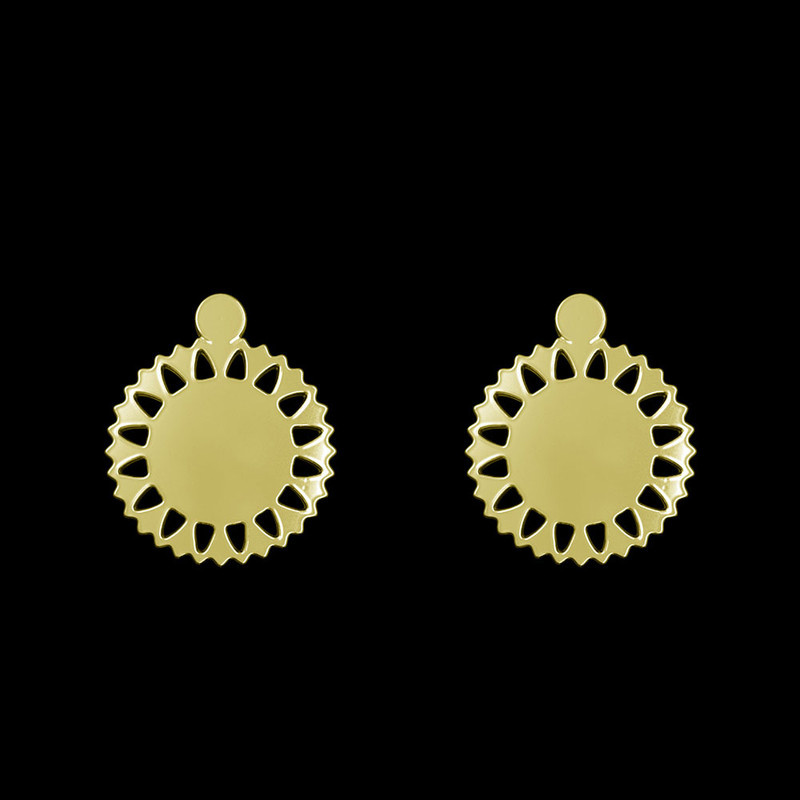 گوشواره طلا 18 عیار زنانه مدوپد مدل گل کد GA1-12178 گوشواره طلا 18 عیار زنانه مدوپد مدل گل کد GA1-12178