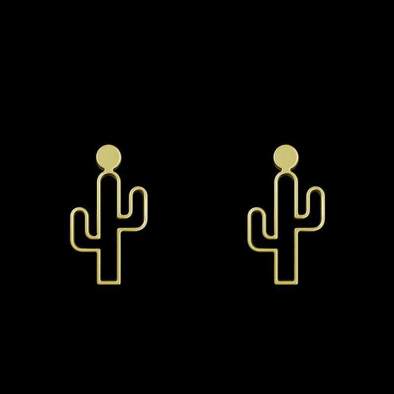 گوشواره طلا 18 عیار زنانه مدوپد مدل کاکتوس کد GA1-12211 گوشواره طلا 18 عیار زنانه مدوپد مدل کاکتوس کد GA1-12211