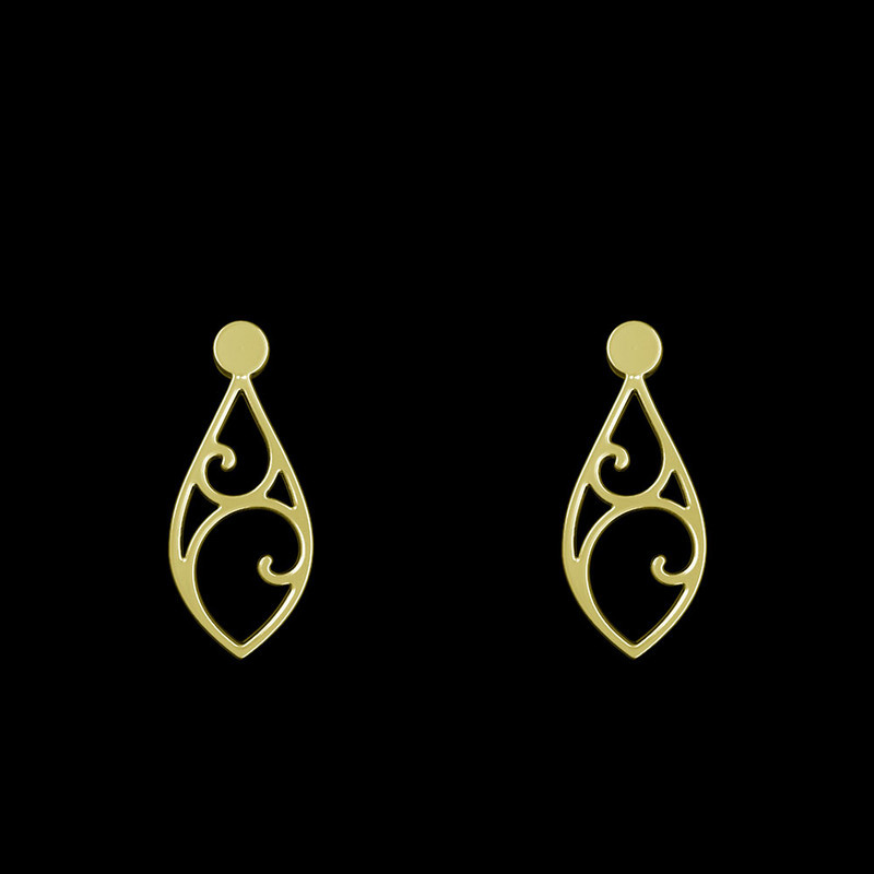 گوشواره طلا 18 عیار زنانه مدوپد مدل هندسی کد GA1-12230 گوشواره طلا 18 عیار زنانه مدوپد مدل هندسی کد GA1-12230