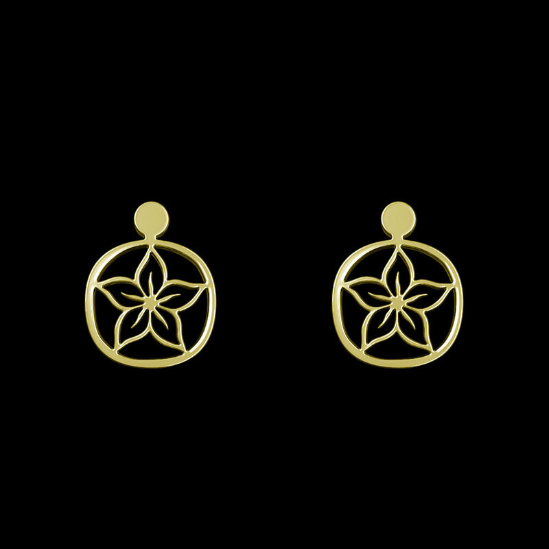 گوشواره طلا 18 عیار زنانه مدوپد مدل گل کد GA1-12292 گوشواره طلا 18 عیار زنانه مدوپد مدل گل کد GA1-12292