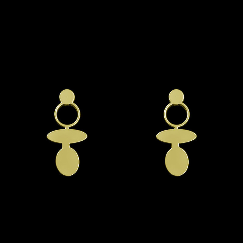 گوشواره طلا 18 عیار زنانه مدوپد مدل پستانک کد GA1-12308 گوشواره طلا 18 عیار زنانه مدوپد مدل پستانک کد GA1-12308