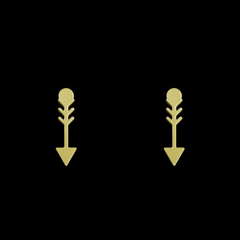 گوشواره طلا 18 عیار زنانه مدوپد مدل تیر کد GA1-12312 گوشواره طلا 18 عیار زنانه مدوپد مدل تیر کد GA1-12312