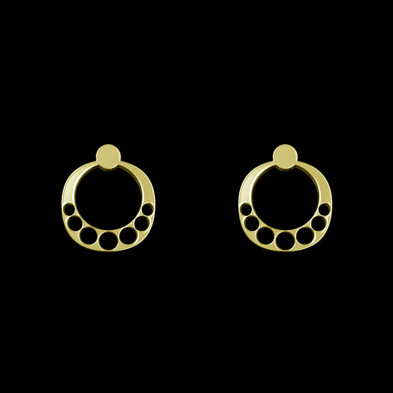 گوشواره طلا 18 عیار زنانه مدوپد مدل دایره کد GA1-12332 گوشواره طلا 18 عیار زنانه مدوپد مدل دایره کد GA1-12332