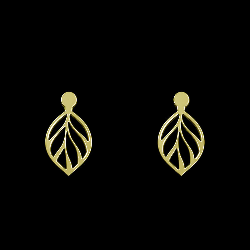 گوشواره طلا 18 عیار زنانه مدوپد مدل برگ کد GA1-12364 گوشواره طلا 18 عیار زنانه مدوپد مدل برگ کد GA1-12364