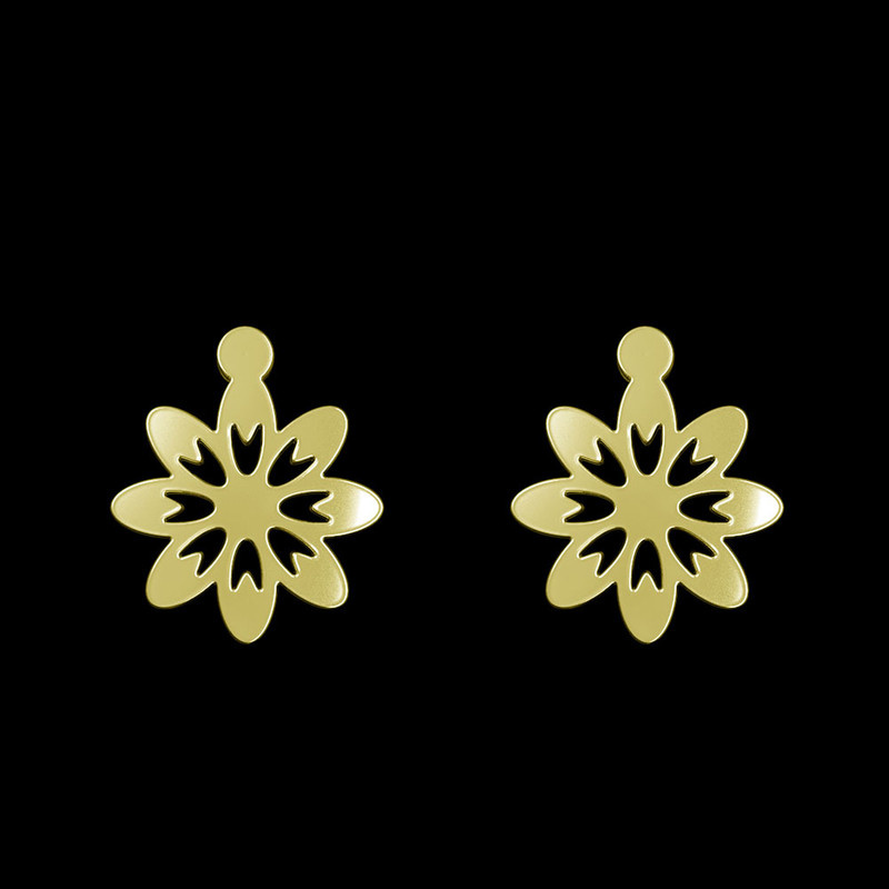 گوشواره طلا 18 عیار زنانه مدوپد مدل گل کد GA1-12367 گوشواره طلا 18 عیار زنانه مدوپد مدل گل کد GA1-12367