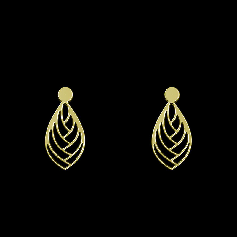 گوشواره طلا 18 عیار زنانه مدوپد مدل اشک کد GA1-12398 گوشواره طلا 18 عیار زنانه مدوپد مدل اشک کد GA1-12398