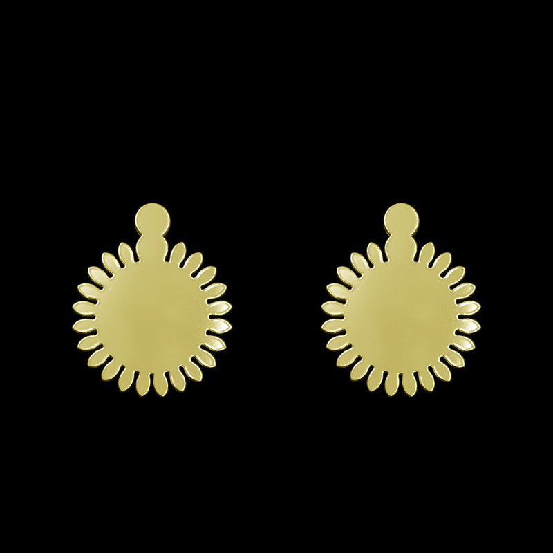 گوشواره طلا 18 عیار زنانه مدوپد مدل گل کد GA1-12408 گوشواره طلا 18 عیار زنانه مدوپد مدل گل کد GA1-12408