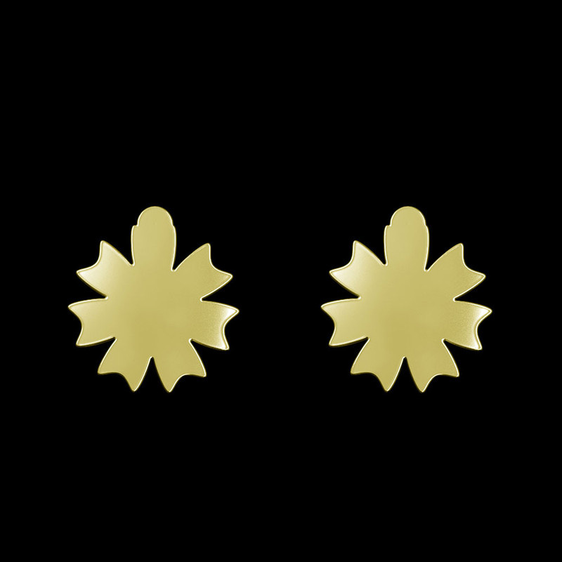 گوشواره طلا 18 عیار زنانه مدوپد مدل گل کد GA1-12430 گوشواره طلا 18 عیار زنانه مدوپد مدل گل کد GA1-12430