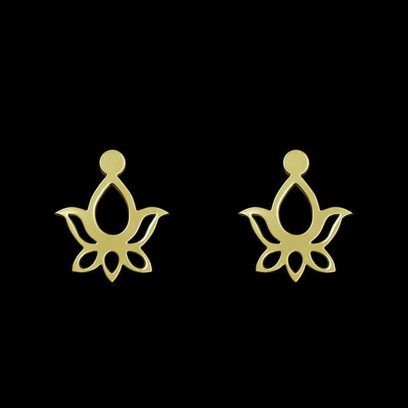 گوشواره طلا 18 عیار زنانه مدوپد مدل گل کد GA1-12445 گوشواره طلا 18 عیار زنانه مدوپد مدل گل کد GA1-12445