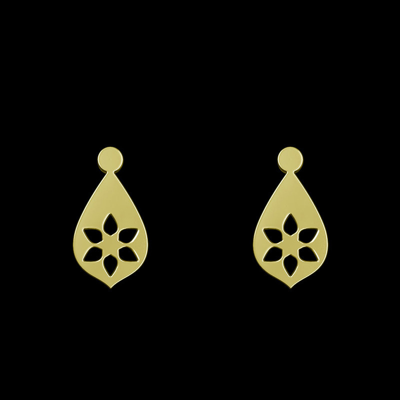 گوشواره طلا 18 عیار زنانه مدوپد مدل گل کد GA1-12462 گوشواره طلا 18 عیار زنانه مدوپد مدل گل کد GA1-12462