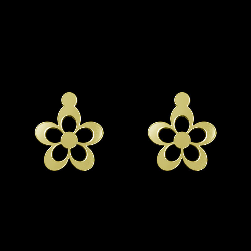 گوشواره طلا 18 عیار زنانه مدوپد مدل گل کد GA1-12480 گوشواره طلا 18 عیار زنانه مدوپد مدل گل کد GA1-12480