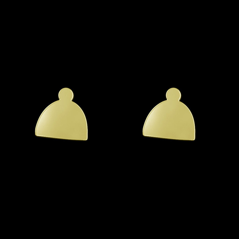 گوشواره طلا 18 عیار زنانه مدوپد مدل نیم دایره کد GA1-12608 گوشواره طلا 18 عیار زنانه مدوپد مدل نیم دایره کد GA1-12608