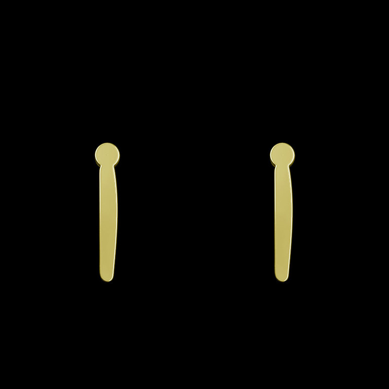 گوشواره طلا 18 عیار زنانه مدوپد مدل خط کد GA1-12613 گوشواره طلا 18 عیار زنانه مدوپد مدل خط کد GA1-12613