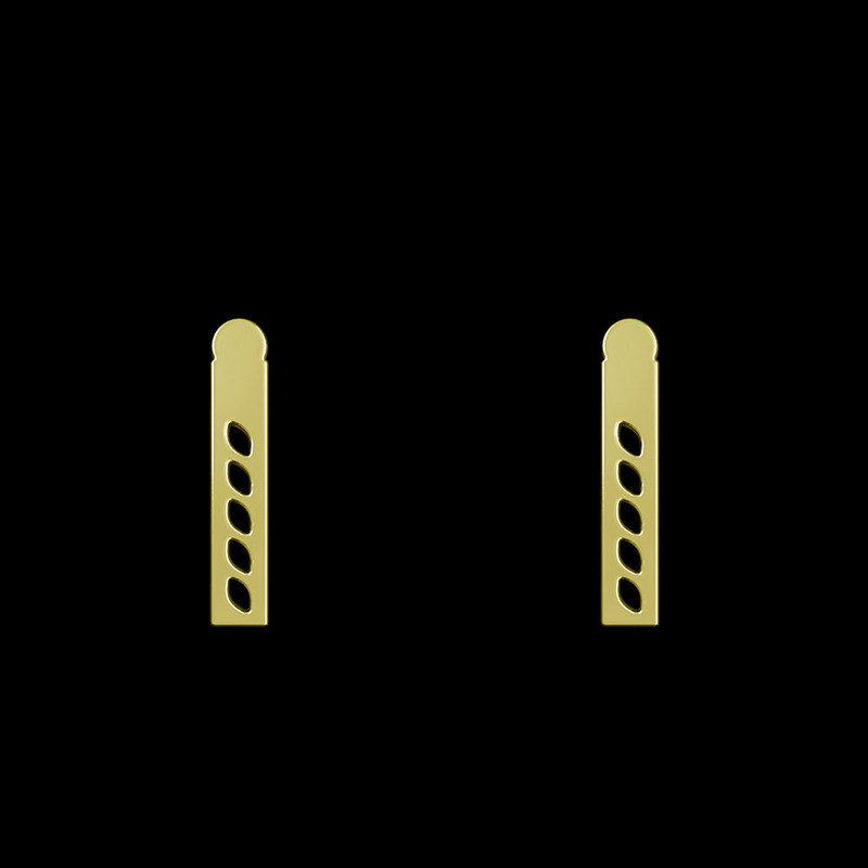 گوشواره طلا 18 عیار زنانه مدوپد مدل مستطیل کد GA1-12689 گوشواره طلا 18 عیار زنانه مدوپد مدل مستطیل کد GA1-12689