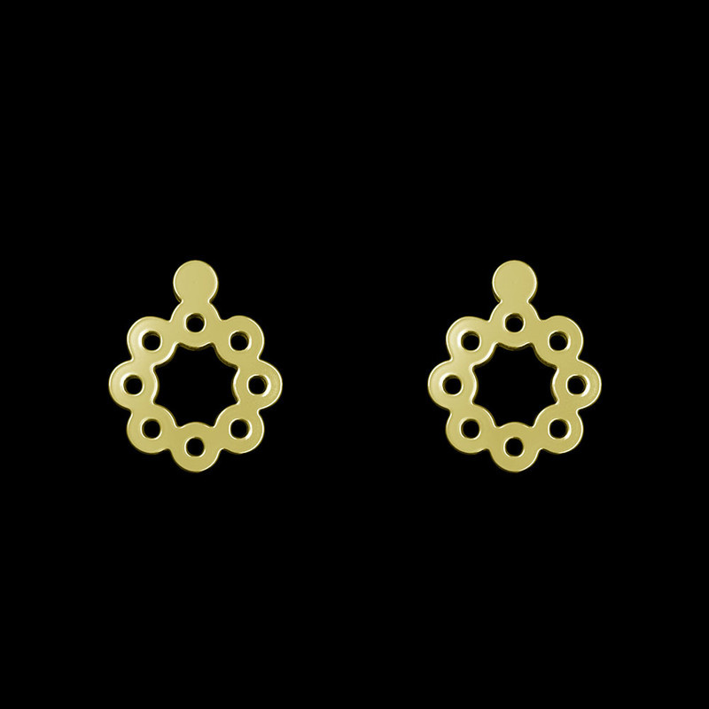 گوشواره طلا 18 عیار زنانه مدوپد مدل حلقه کد GA1-12708 گوشواره طلا 18 عیار زنانه مدوپد مدل حلقه کد GA1-12708