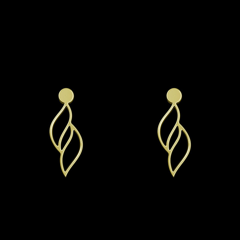 گوشواره طلا 18 عیار زنانه مدوپد مدل هندسی کد GA1-12775 گوشواره طلا 18 عیار زنانه مدوپد مدل هندسی کد GA1-12775