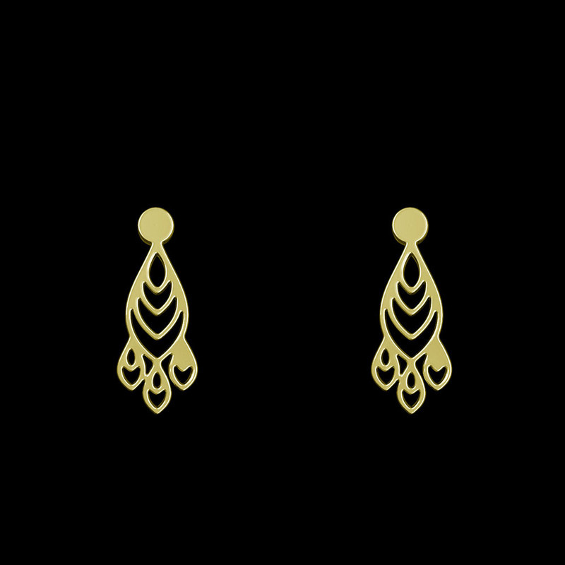 گوشواره طلا 18 عیار زنانه مدوپد مدل اشک کد GA1-12799 گوشواره طلا 18 عیار زنانه مدوپد مدل اشک کد GA1-12799