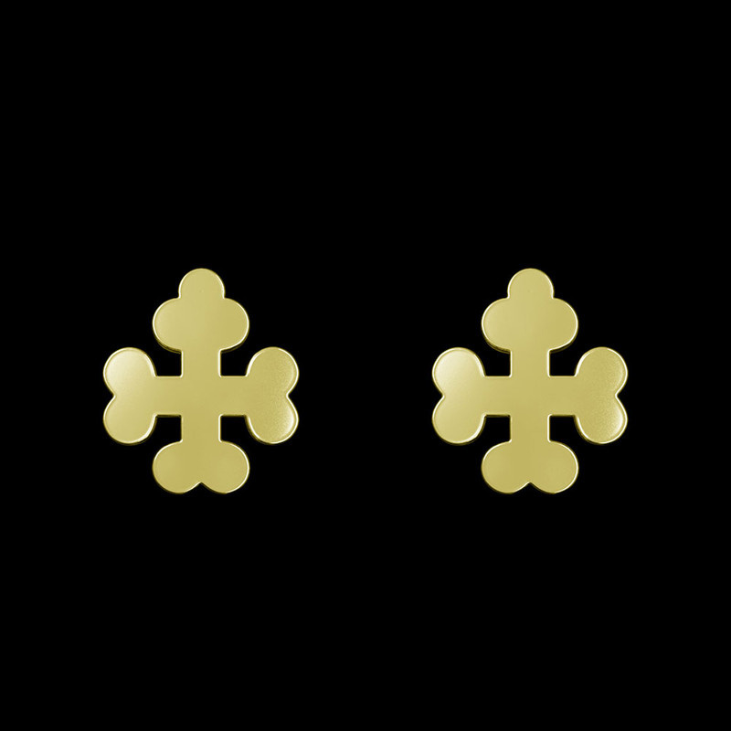 گوشواره طلا 18 عیار زنانه مدوپد مدل استخوان کد GA1-12951 گوشواره طلا 18 عیار زنانه مدوپد مدل استخوان کد GA1-12951