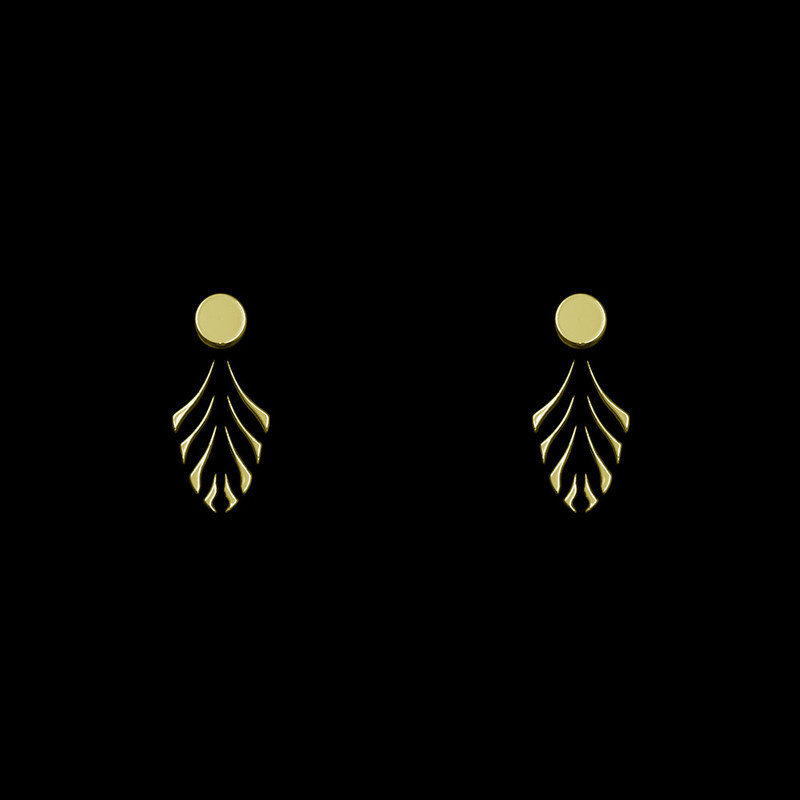 گوشواره طلا 18 عیار زنانه مدوپد مدل هندسی کد GA1-12960 گوشواره طلا 18 عیار زنانه مدوپد مدل هندسی کد GA1-12960