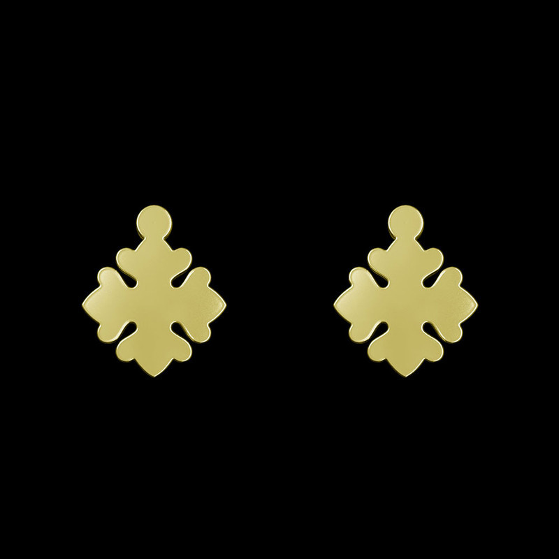 گوشواره طلا 18 عیار زنانه مدوپد مدل برگ کد GA1-12965 گوشواره طلا 18 عیار زنانه مدوپد مدل برگ کد GA1-12965