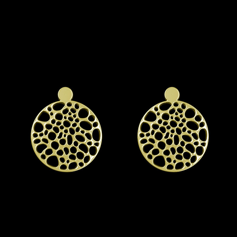 گوشواره طلا 18 عیار زنانه مدوپد مدل دایره کد GA1-13017 گوشواره طلا 18 عیار زنانه مدوپد مدل دایره کد GA1-13017