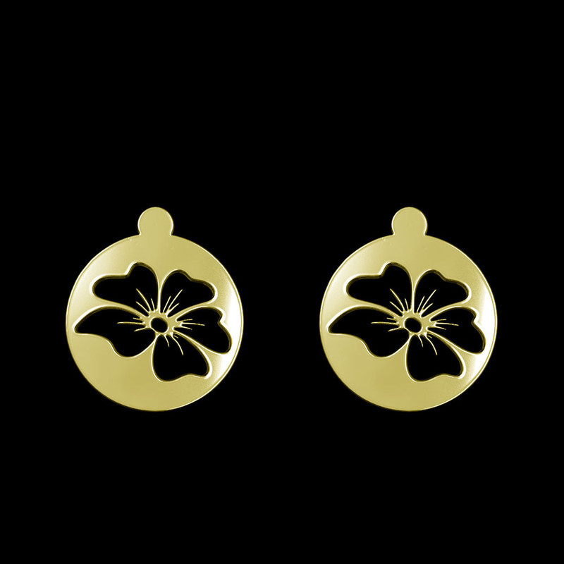 گوشواره طلا 18 عیار زنانه مدوپد مدل گل کد GA1-13036 گوشواره طلا 18 عیار زنانه مدوپد مدل گل کد GA1-13036