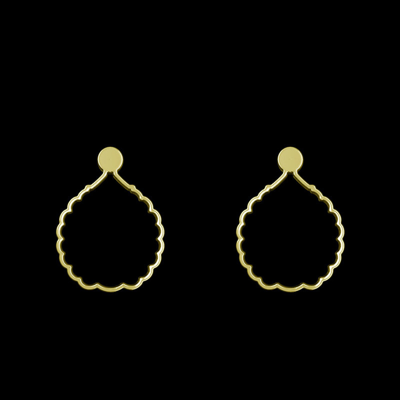 گوشواره طلا 18 عیار زنانه مدوپد مدل هندسی کد GA1-13051 گوشواره طلا 18 عیار زنانه مدوپد مدل هندسی کد GA1-13051