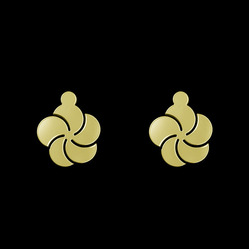 گوشواره طلا 18 عیار زنانه مدوپد مدل گل کد GA1-13066 گوشواره طلا 18 عیار زنانه مدوپد مدل گل کد GA1-13066