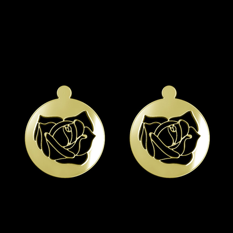 گوشواره طلا 18 عیار زنانه مدوپد مدل گل کد GA1-13067 گوشواره طلا 18 عیار زنانه مدوپد مدل گل کد GA1-13067