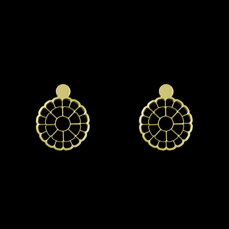 گوشواره طلا 18 عیار زنانه مدوپد مدل گل کد GA1-13083 گوشواره طلا 18 عیار زنانه مدوپد مدل گل کد GA1-13083