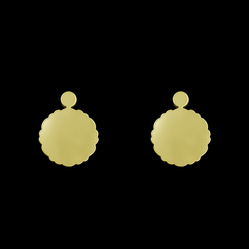 گوشواره طلا 18 عیار زنانه مدوپد مدل دایره کد GA1-13096 گوشواره طلا 18 عیار زنانه مدوپد مدل دایره کد GA1-13096