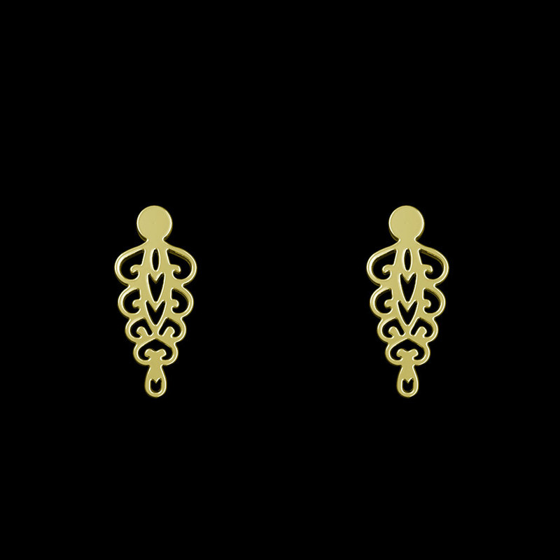 گوشواره طلا 18 عیار زنانه مدوپد مدل هندسی کد GA1-13165 گوشواره طلا 18 عیار زنانه مدوپد مدل هندسی کد GA1-13165