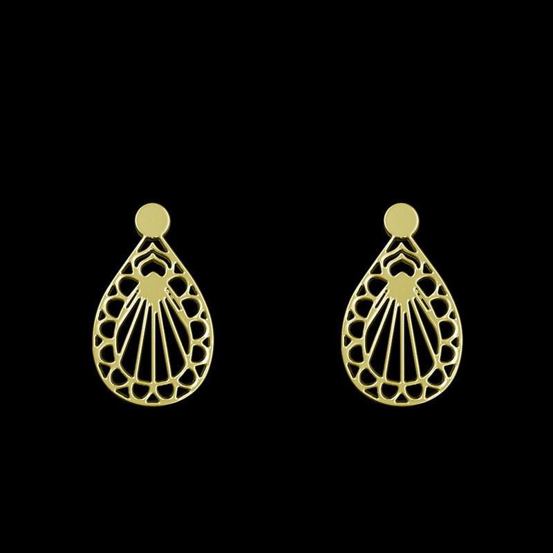 گوشواره طلا 18 عیار زنانه مدوپد مدل هندسی کد GA1-13175 گوشواره طلا 18 عیار زنانه مدوپد مدل هندسی کد GA1-13175