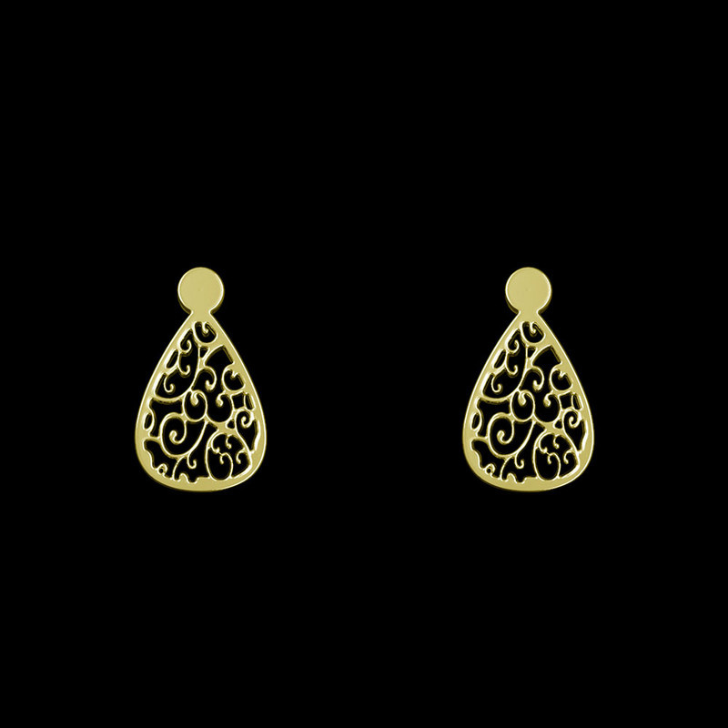 گوشواره طلا 18 عیار زنانه مدوپد مدل هندسی کد GA1-13221 گوشواره طلا 18 عیار زنانه مدوپد مدل هندسی کد GA1-13221