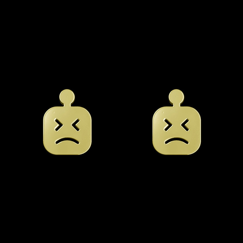 گوشواره طلا 18 عیار زنانه مدوپد مدل ایموجی کد GA1-13278 گوشواره طلا 18 عیار زنانه مدوپد مدل ایموجی کد GA1-13278