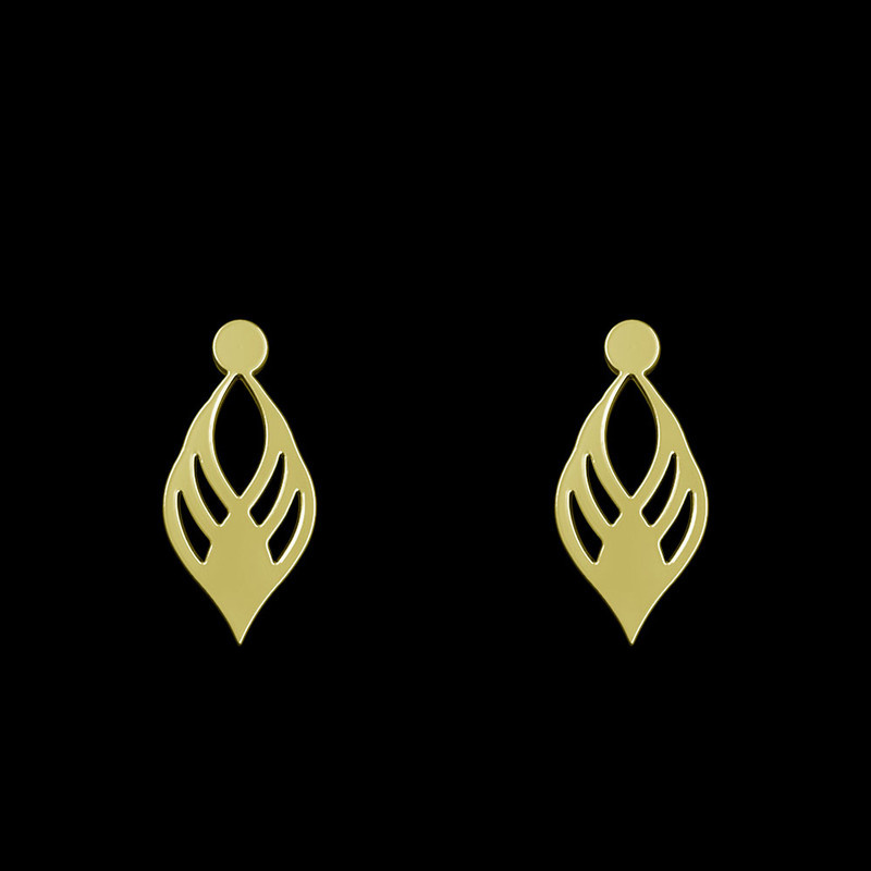 گوشواره طلا 18 عیار زنانه مدوپد مدل هندسی کد GA1-13293 گوشواره طلا 18 عیار زنانه مدوپد مدل هندسی کد GA1-13293