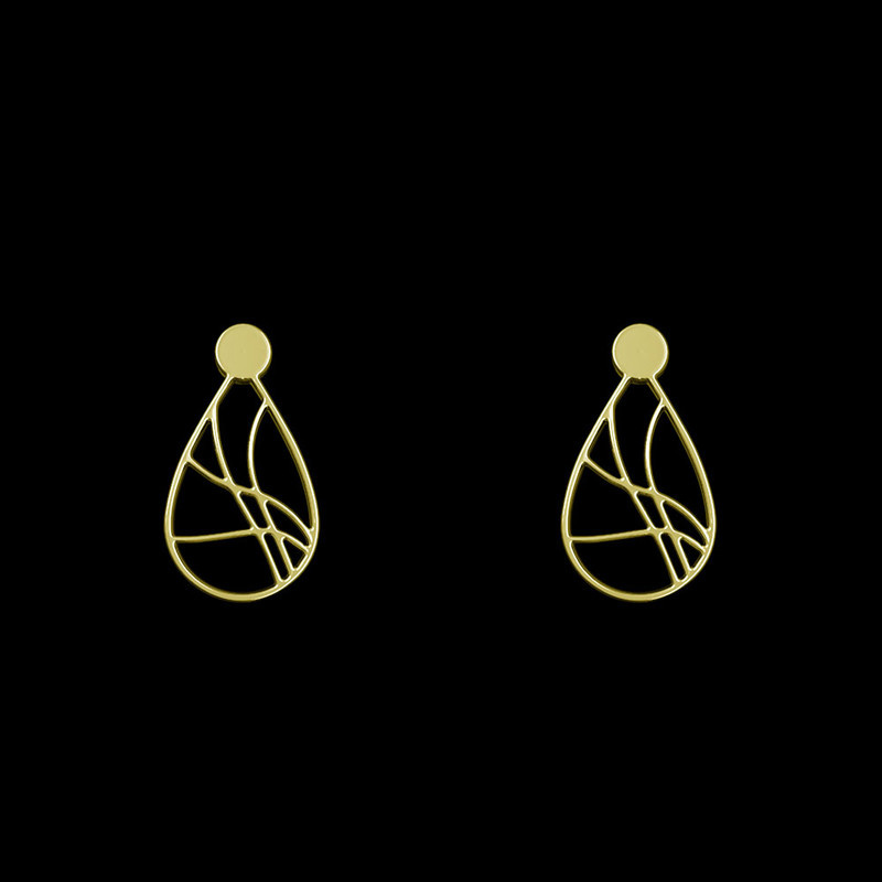 گوشواره طلا 18 عیار زنانه مدوپد مدل هندسی کد GA1-13295 گوشواره طلا 18 عیار زنانه مدوپد مدل هندسی کد GA1-13295