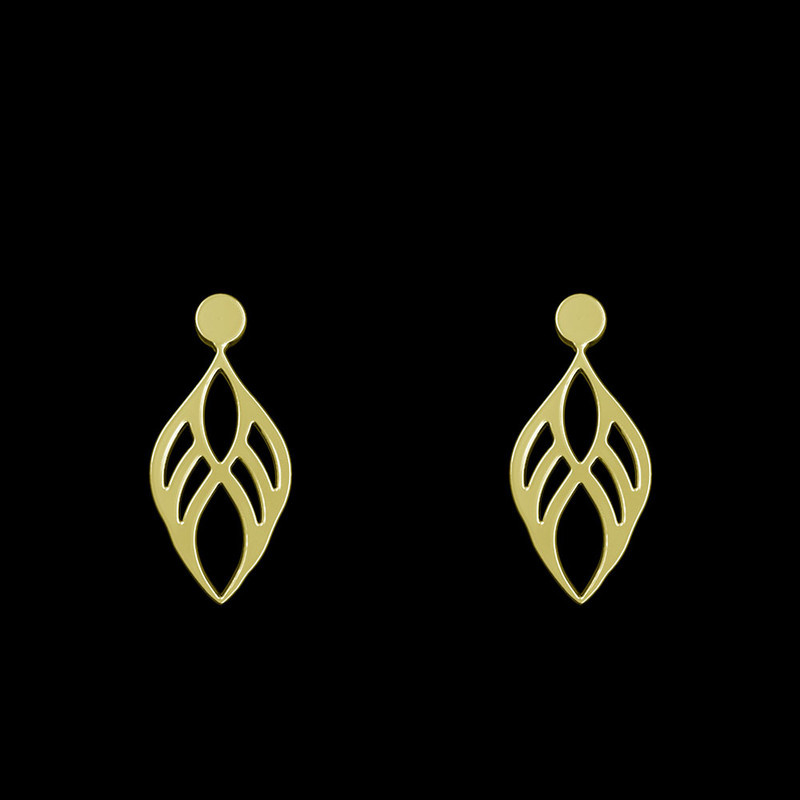 گوشواره طلا 18 عیار زنانه مدوپد مدل هندسی کد GA1-13390 گوشواره طلا 18 عیار زنانه مدوپد مدل هندسی کد GA1-13390