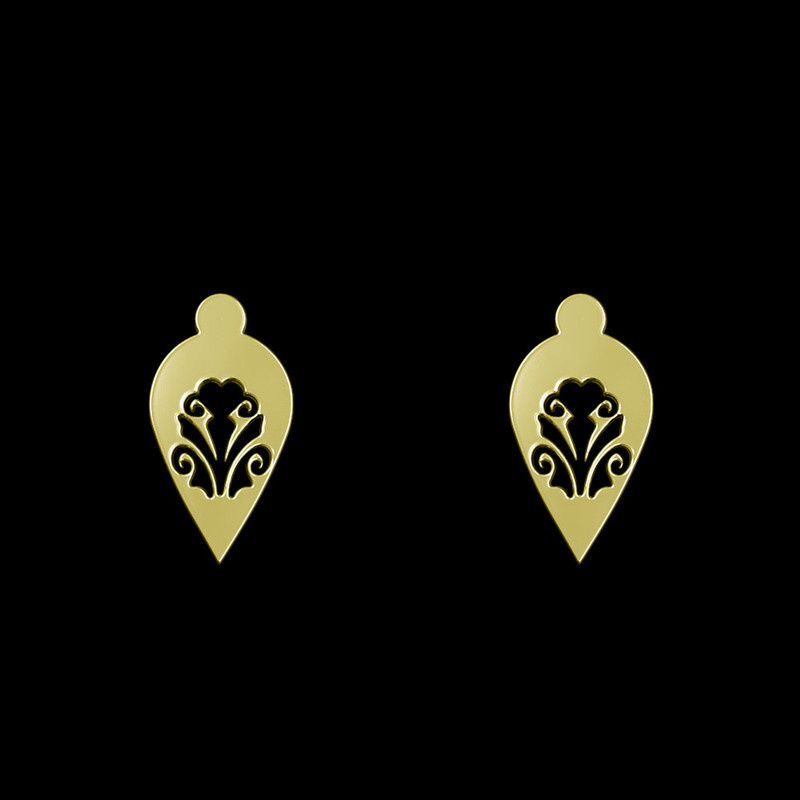 گوشواره طلا 18 عیار زنانه مدوپد مدل هندسی کد GA1-13402 گوشواره طلا 18 عیار زنانه مدوپد مدل هندسی کد GA1-13402