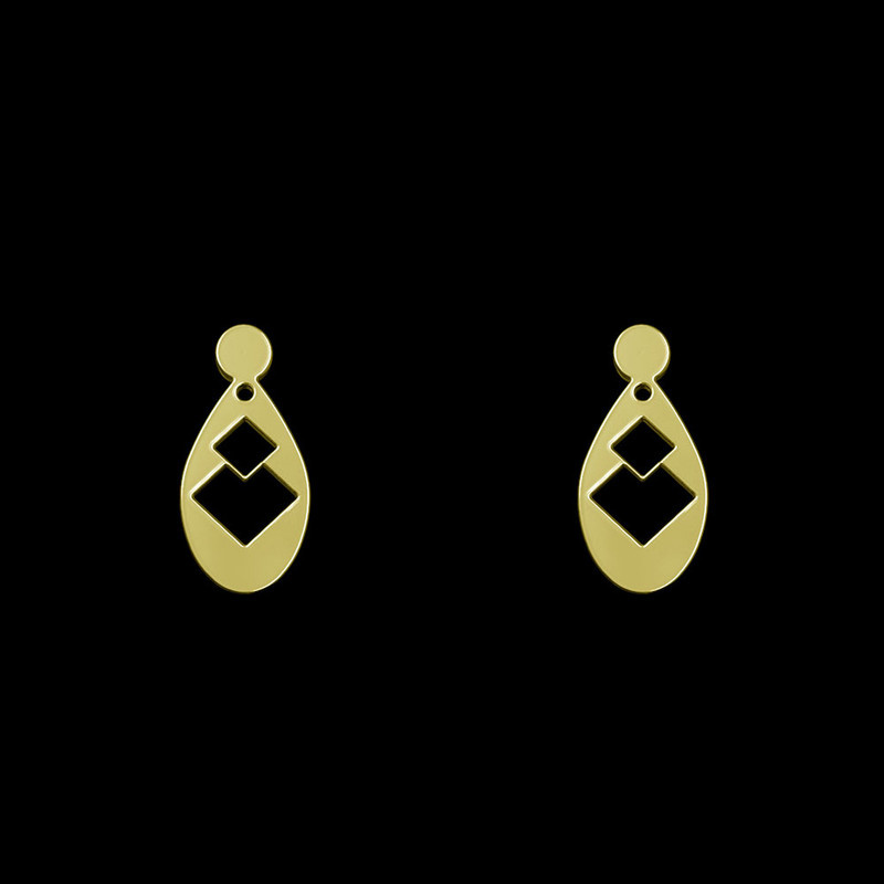 گوشواره طلا 18 عیار زنانه مدوپد مدل هندسی کد GA1-13410 گوشواره طلا 18 عیار زنانه مدوپد مدل هندسی کد GA1-13410