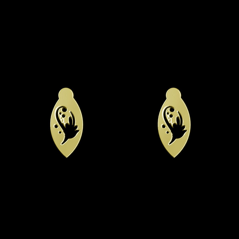 گوشواره طلا 18 عیار زنانه مدوپد مدل هندسی کد GA1-13418 گوشواره طلا 18 عیار زنانه مدوپد مدل هندسی کد GA1-13418