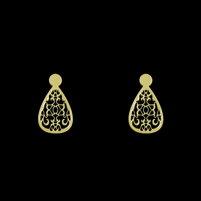 گوشواره طلا 18 عیار زنانه مدوپد مدل هندسی کد GA1-13442 گوشواره طلا 18 عیار زنانه مدوپد مدل هندسی کد GA1-13442