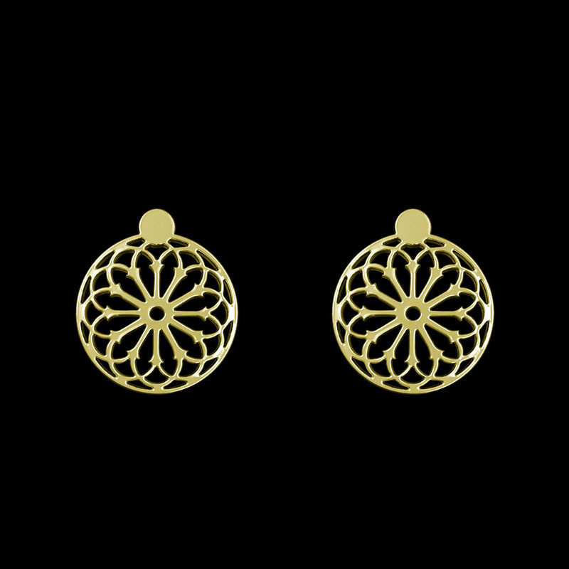 گوشواره طلا 18 عیار زنانه مدوپد مدل هندسی کد GA1-13480 گوشواره طلا 18 عیار زنانه مدوپد مدل هندسی کد GA1-13480