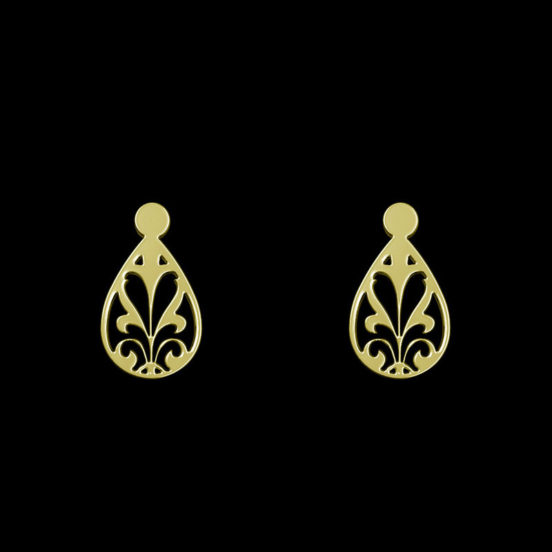 گوشواره طلا 18 عیار زنانه مدوپد مدل هندسی کد GA1-13587 گوشواره طلا 18 عیار زنانه مدوپد مدل هندسی کد GA1-13587