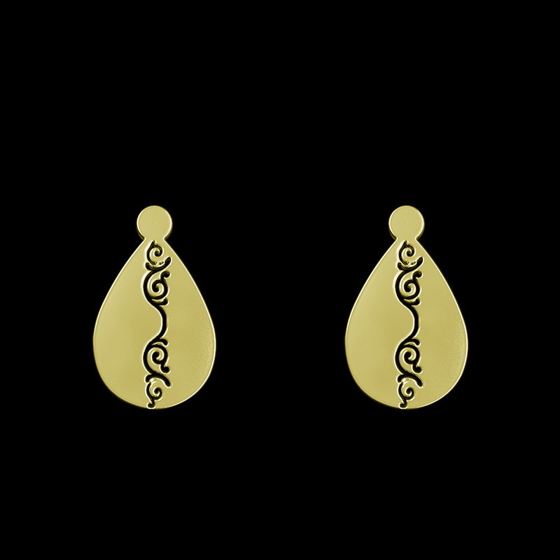 گوشواره طلا 18 عیار زنانه مدوپد مدل هندسی کد GA1-13594 گوشواره طلا 18 عیار زنانه مدوپد مدل هندسی کد GA1-13594