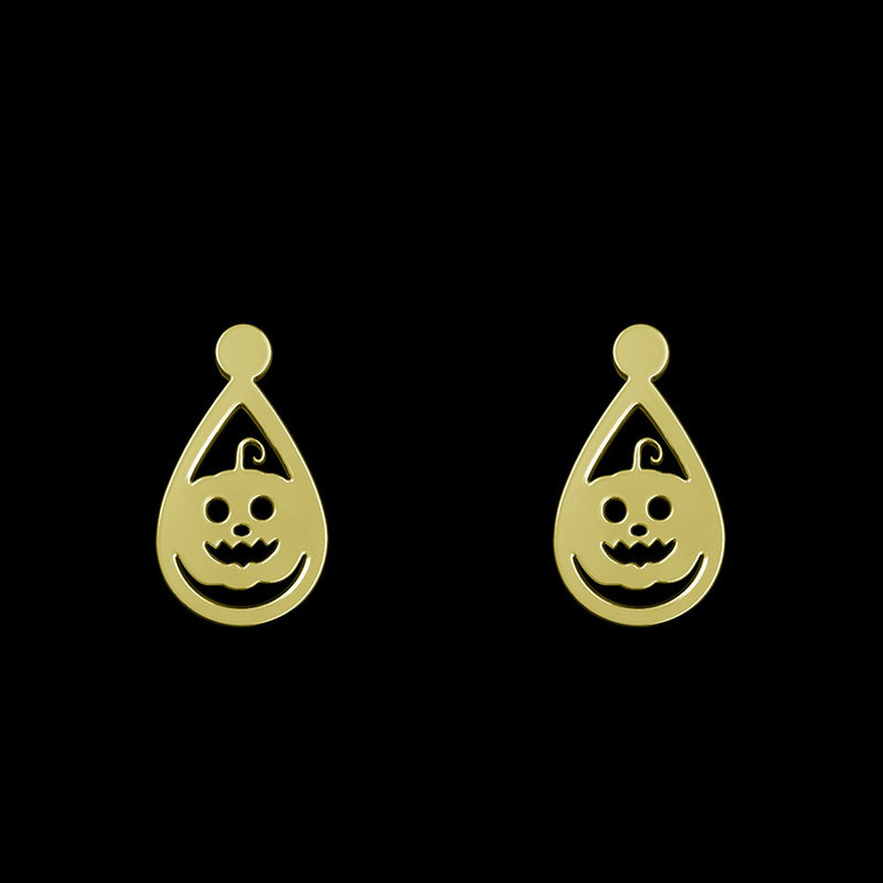 گوشواره طلا 18 عیار زنانه مدوپد مدل هالووین کد GA1-13595 گوشواره طلا 18 عیار زنانه مدوپد مدل هالووین کد GA1-13595