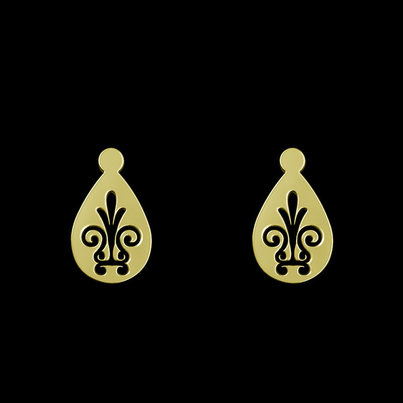 گوشواره طلا 18 عیار زنانه مدوپد مدل هندسی کد GA1-13607 گوشواره طلا 18 عیار زنانه مدوپد مدل هندسی کد GA1-13607