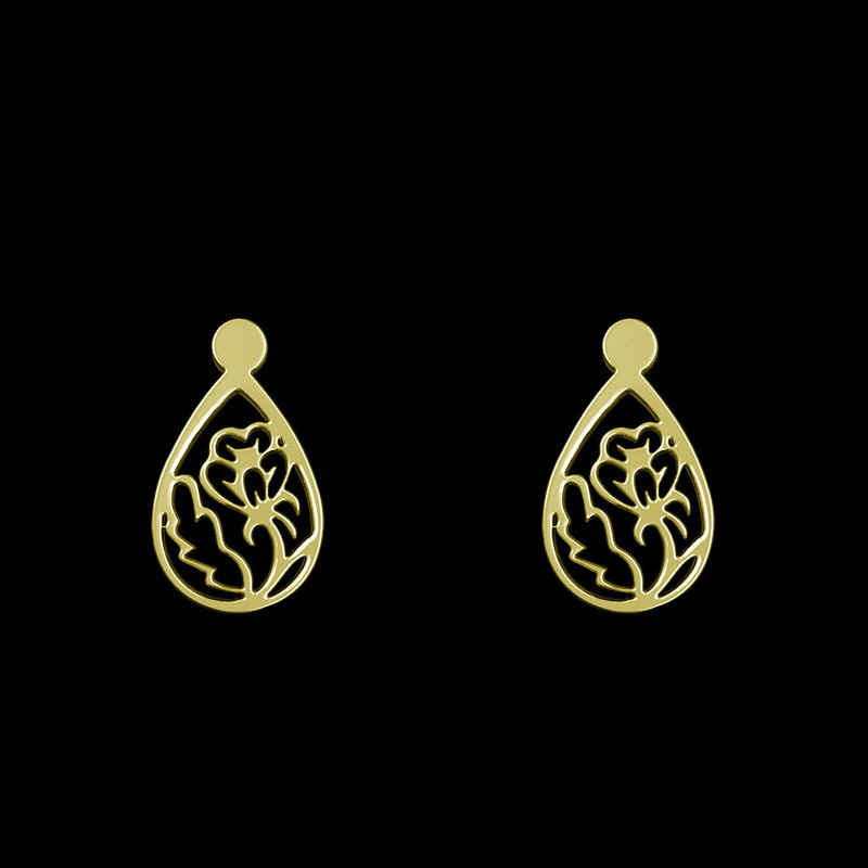 گوشواره طلا 18 عیار زنانه مدوپد مدل هندسی کد GA1-13679 گوشواره طلا 18 عیار زنانه مدوپد مدل هندسی کد GA1-13679