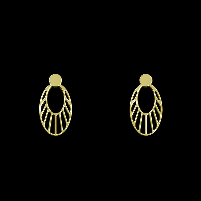 گوشواره طلا 18 عیار زنانه مدوپد مدل هندسی کد GA1-13707 گوشواره طلا 18 عیار زنانه مدوپد مدل هندسی کد GA1-13707