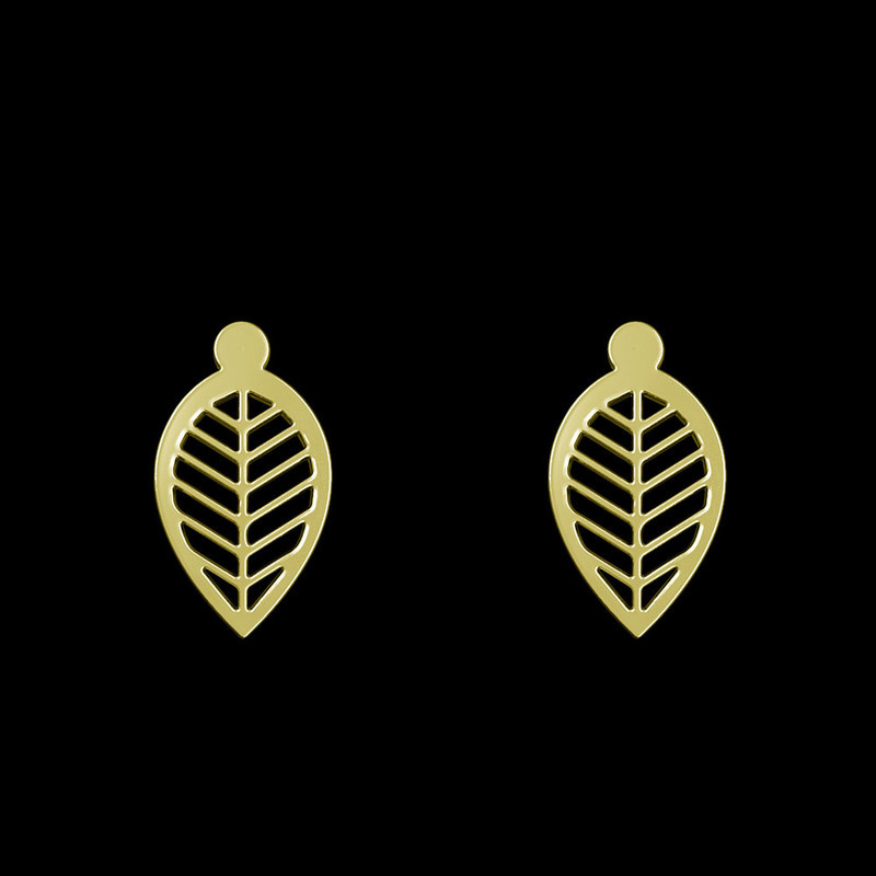 گوشواره طلا 18 عیار زنانه مدوپد مدل برگ کد GA1-13788 گوشواره طلا 18 عیار زنانه مدوپد مدل برگ کد GA1-13788